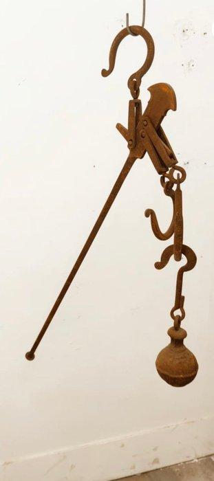 Ponterstok - gesmeed ijzer, Antiek en Kunst, Curiosa en Brocante