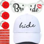 Vrijgezellenfeest set met bril, cap, buttons en armbanden, Verzenden, Nieuw, Feestartikel, Geboorte of Huwelijk