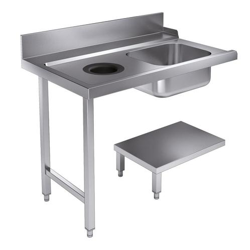 Aanvoertafel Bodemschap Met Afvalgat 1200 Links Tbv 7280.004, Zakelijke goederen, Horeca | Keukenapparatuur, Nieuw in verpakking