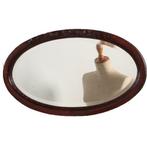 Art & crafts spiegel Engeland ca 1900 klein dwars ovaal No7, Antiek en Kunst, Antiek | Spiegels, Ophalen of Verzenden