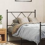 vidaXL Hoofdbord 90 cm metaal zwart, Verzenden, Nieuw, Zwart, Metaal