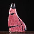 Topkwaliteit Rhodonite - Als een abstract beeld - Vrije vorm