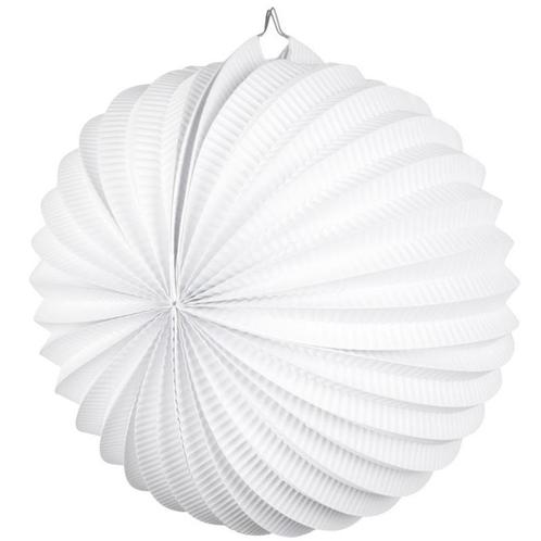Party lampion wit 22 cm - Lampionnen, Hobby en Vrije tijd, Feestartikelen, Ophalen of Verzenden
