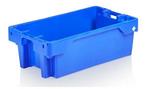 Blauwe Stapelbare viskrat 60 liter, Verzenden, Nieuw in verpakking