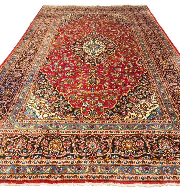 Groot Perzisch tapijt Keshan 365x240 wollen vloerkleed iran, Huis en Inrichting, Stoffering | Tapijten en Kleden, 200 cm of meer