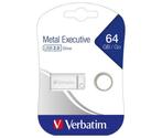 Verbatim | USB Stick | 64 GB | USB 2.0 | Metal Executive, Computers en Software, USB Sticks, Nieuw, Verzenden