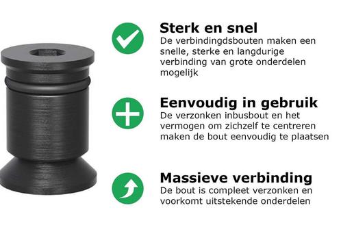 Siegmund 16 verbindingsbout Kort, Zakelijke goederen, Machines en Bouw | Lastechniek, Ophalen of Verzenden