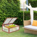Tuin draagbare houten broeikas/tuinkas koud frame verhoogde