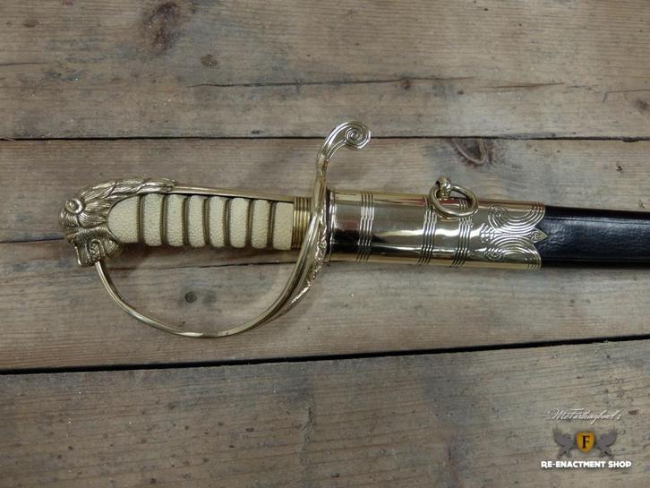 Replica sabel, Britse Royal Navy Dress Saber, Verzamelen, Militaria | Algemeen, Marine, Engeland, Zwaard of Sabel, Ophalen of Verzenden