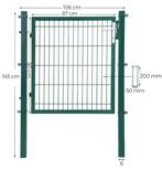 Robuuste Stalen Tuinpoort met Slot en Sleutels Compleet, Tuin en Terras, Verzenden, Nieuw