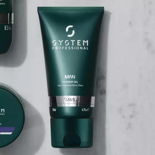 System Professional Man Maximum Gel M65, Sieraden, Tassen en Uiterlijk, Uiterlijk | Haarverzorging, Nieuw, Verzenden