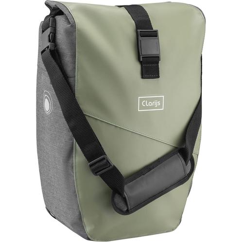 Clarijs Enkele Fietstas Solobag 24L olijf-grijs, Fietsen en Brommers, Fietsaccessoires | Fietstassen, Nieuw