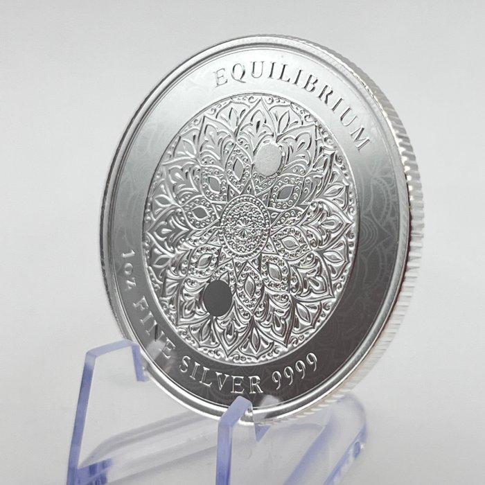 Niue. 2 Dollars 2023 – Equilibrium – 1 oz Silver Coin 999.9, Postzegels en Munten, Munten | Europa | Niet-Euromunten
