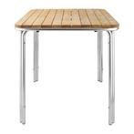 Bistro tafel - Vierkant - Stapelbaar - Aluminium &amp;amp; E, Verzenden