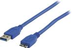 Valueline 0.5m, USB 3.0, USB A - microUSB B, Ophalen of Verzenden, Nieuw