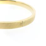 Vintage gouden slavenarmband | Ø 60 mm (tijdloos sieraad), Ophalen of Verzenden, Gebruikt, Overige kleuren, Goud
