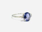 Ring - 18 karaat Witgoud - 1.70ct. tw. Amethist - Diamant -, Nieuw