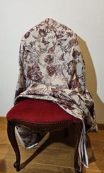 440x280cm!! Exclusief stoffen met bosdieren - bordeaux -