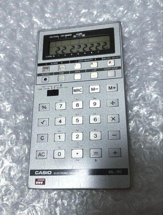 Casio ML-90 Melody Calculator - Rekenmachine - 1980-1990, Spelcomputers en Games, Spelcomputers | Overige Accessoires