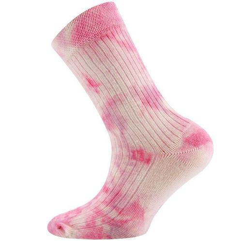 Kindersokken Ribstof Batik/Tie-dye Print Roze - 27/30 NIEUW, Kinderen en Baby's, Kinderkleding | Schoenen en Sokken, Meisje, Nieuw