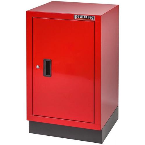 Werkplaatskast rood met zwarte voet 48 x 46 x 84,4 cm met 1, Doe-het-zelf en Verbouw, Gereedschap | Handgereedschap, Ophalen of Verzenden