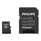 Micro SDHC kaart met adapter | Philips | 32 GB (Class 10), Verzenden, Nieuw, Philips