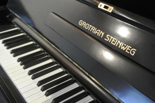 Grotrian-Steinweg 132  topmodel van Veenstra Rheden., Muziek en Instrumenten, Piano's, Piano, Zwart, Zo goed als nieuw