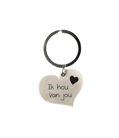 Sleutelhanger Ik Hou Van Jou Hart 10cm, Hobby en Vrije tijd, Feestartikelen, Nieuw, Verzenden
