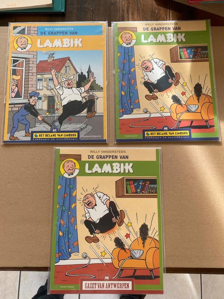 3 Collectors Items - De Grappen van Lambik - NIEUW, Verzamelen, Stripfiguren, Boek of Spel, Nieuw, Suske en Wiske, Ophalen of Verzenden