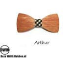 Houten strik: Arthur, Verzenden, Nieuw