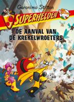 Superhelden - De Aanval Van De Krekelwroeters (3), Boeken, Gelezen, Geronimo Stilton, Verzenden