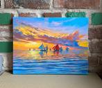 Sergey Kolodyazhniy (XX-XXI) - Sailboats at sunset, Antiek en Kunst