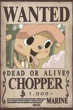 Poster One Piece Wanted Chopper Wano  38x52cm, Verzenden, Nieuw, A1 t/m A3