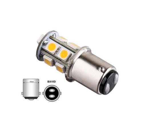 DC Marine LED - BA15D - 13 SMD - Warm wit - 12 en 24 Volt, Watersport en Boten, Bootonderdelen, Overige typen, Nieuw, Zeilboot of Motorboot