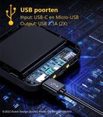 BAIK Powerbank 20.000 mah Micro usb &amp; C input Snelladen, Ophalen of Verzenden, Zo goed als nieuw, QuchiQ