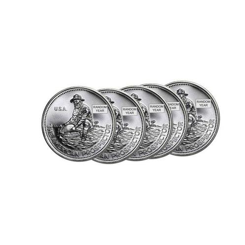 Verenigde Staten. 25 x 1 oz Engelhard Prospector 999 Fine, Postzegels en Munten, Edelmetalen en Baren