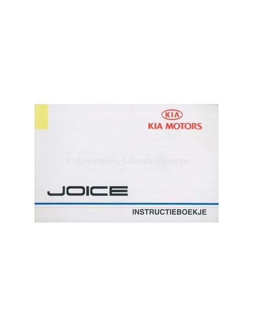 1999 KIA JOICE INSTRUCTIEBOEKJE NEDERLANDS, Auto diversen, Handleidingen en Instructieboekjes
