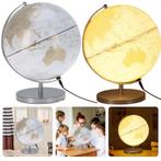 2dekans | Cheqo® Wereldbol Lamp 31 cm – LED Globe met, Ophalen of Verzenden, Zo goed als nieuw