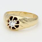 Ring - 18 karaat Geel goud Diamant (Natuurlijk), Sieraden, Tassen en Uiterlijk, Ringen, Nieuw