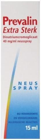 PREVALIN EXTRA STERK NEUSSPRAY SPRAY 15 ML, Diversen, Verzenden, Nieuw