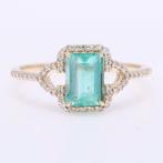 Zonder minimumprijs - Ring - 14 karaat Geel goud - 1.23ct., Nieuw