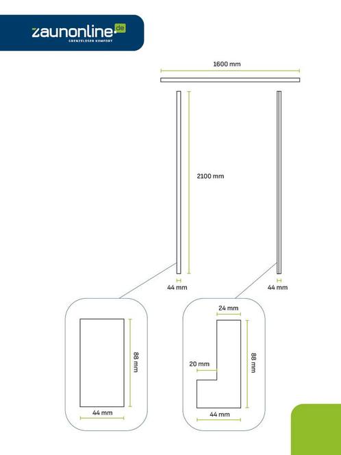 Tuinpoort kozijn grenenhout, Tuin en Terras, Schuttingen, Minder dan 3 meter, Nieuw, IJzer, 1 tot 2 meter, Verzenden