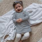Klein-collectie Haarbandje (off-white/black stripes), Kinderen en Baby's, Babykleding | Maat 50, Nieuw, Meisje, Overige typen