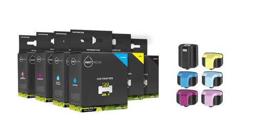 Geschikt HP 363 serie compatible Complete set van 6, Computers en Software, Printerbenodigdheden, Cartridge, Nieuw