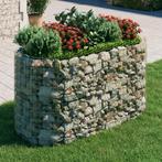 vidaXL Gabion plantenbak verhoogd 200x100x100 cm, 100 cm of meer, Verzenden, Nieuw, Metaal