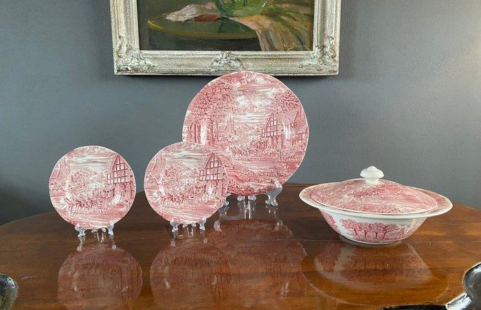 Enoch Wedgwood (Tunstall) Ltd - Eetservies (4) - Dickens, Antiek en Kunst, Antiek | Meubels | Tafels