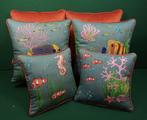 Kussenset met stof Tropical summer, door Manufatti, Antiek en Kunst