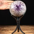 First Choice Amethyst Sphere - van hoge kwaliteit - Hoogte:, Verzamelen, Mineralen en Fossielen