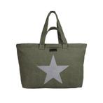 Fana Bags Strandtas Canvas met Rits XL, Verzenden, Nieuw