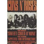 Concert Bord - Guns N Roses Sweet Child O Mine Tour, Verzamelen, Muziek, Artiesten en Beroemdheden, Nieuw, Ophalen of Verzenden